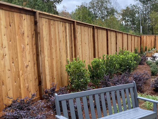 Trussville Alabama wood privacy fencing